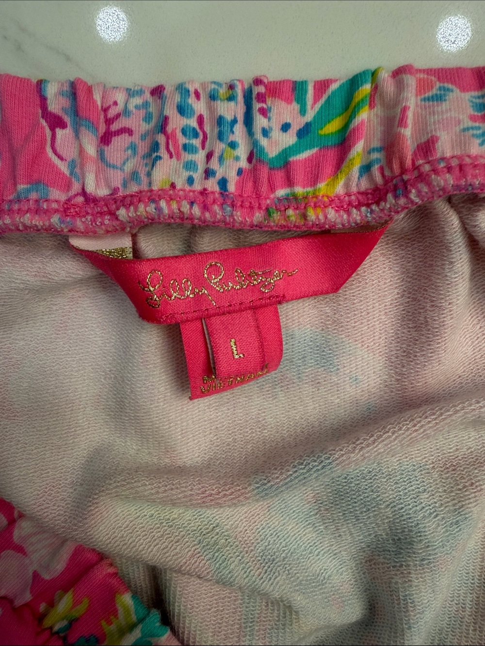Lilly Pulitzer Pink Tropical Strapless Swim Coverup - Picture 3 of 3